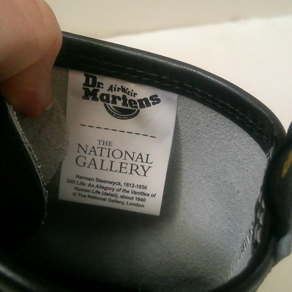 DR MARTENS  THE NATIONAL GALLERY Goth LACE UP BOOTS M10  W11 - Picture 5 of 8